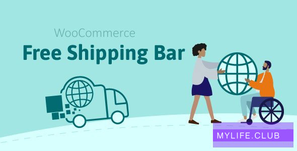 WooCommerce Free Shipping Bar v1.1.8 – Increase Average Order Value