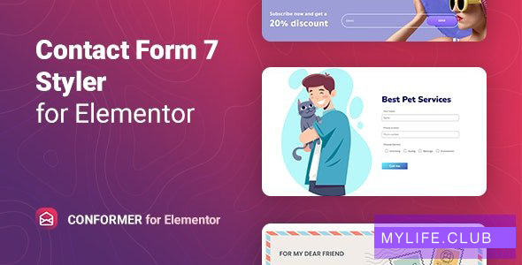 ConFormer v1.0.0 – Contact Form 7 styler for Elementor