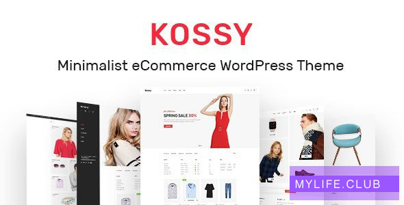 Kossy v1.25 – Minimalist eCommerce WordPress Theme