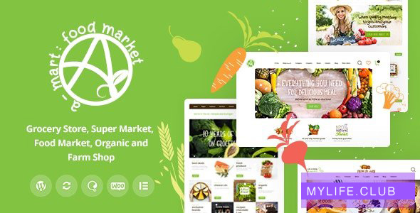 A-Mart v1.0.2 – Organic Products Shop WordPress Theme