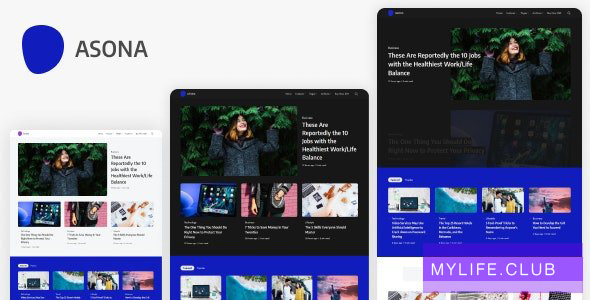 Asona v1.3 – Creative Minimal Blog and Magazine WordPress Theme