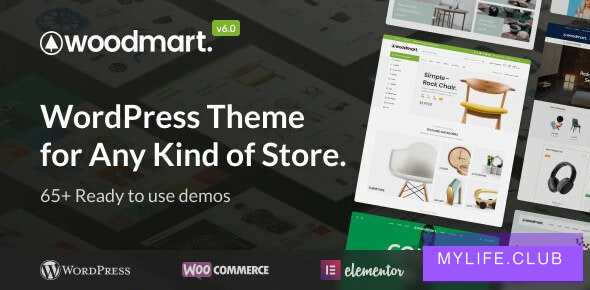 WoodMart v6.1.4 – Responsive WooCommerce WordPress Theme 【nulled】