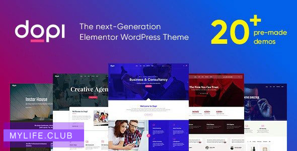 Dopi v1.2.3 – Elementor MultiPurpose WordPress Theme