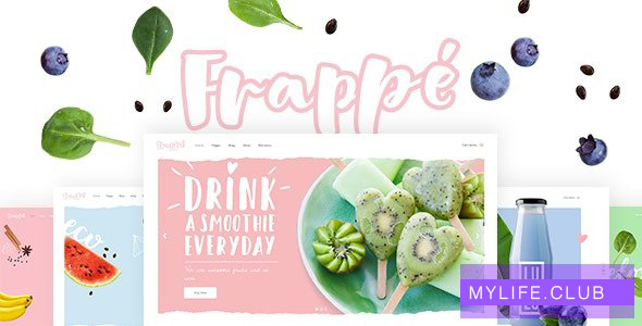 Frappé v1.6.1 – Smoothie, Juice Bar and Organic Food Theme