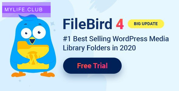 FileBird v4.9.9 – Media Library Folders