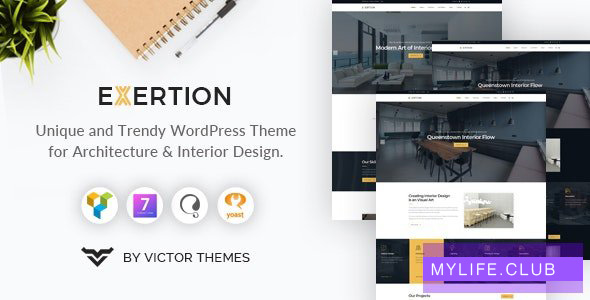 Exertion v1.3 – Architecture & Interior Design WordPress Theme