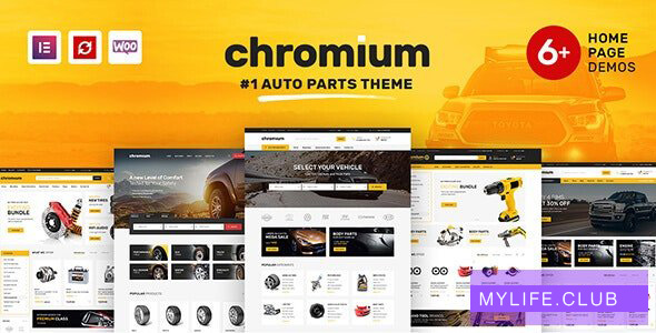 Chromium v1.3.17 – Auto Parts Shop WordPress Theme