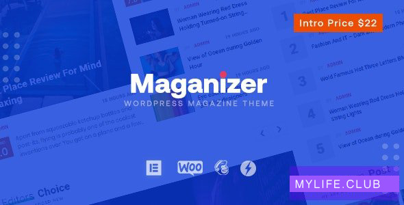 Maganizer v1.0 – Modern Magazine WordPress Theme