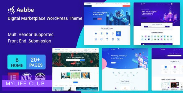 Aabbe v3.3.0 – Digital Marketplace WordPress Theme