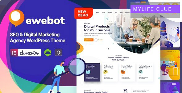 Ewebot v2.2.9 – SEO Digital Marketing Agency 【nulled】