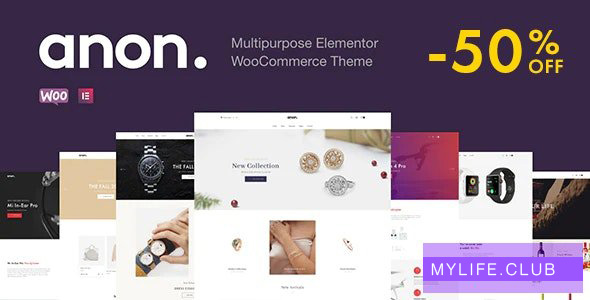 Anon v1.7.1 – Multipurpose Elementor WooCommerce Theme