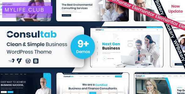 Consultab v2.3 – Consulting Business & Finance WordPress Theme 【nulled】