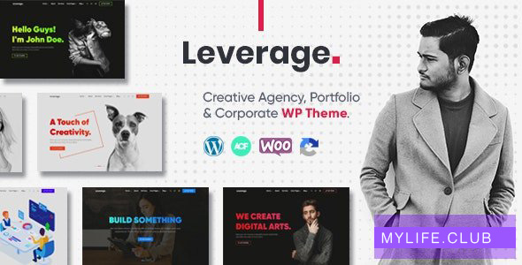 Leverage v1.0.3 – Creative Agency & Portfolio WordPress Theme