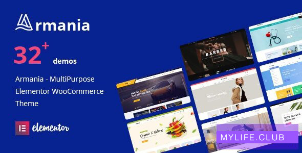 Armania v1.1.4 – Multipurpose Elementor WooCommerce Theme (RTL Supported) 【nulled】