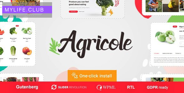 Agricole v1.0.4 – Organic Food & Agriculture WordPress Theme