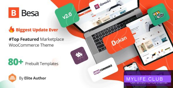 Besa v2.1.1 – Elementor Marketplace WooCommerce Theme