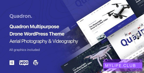 Quadron v1.0.2 – Aerial Photography & Videography Drone WordPress Theme