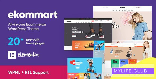 ekommart v1.7.0 – All-in-one eCommerce WordPress Theme