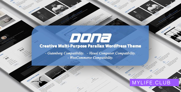 DONA v3.0 – Creative Multi-Purpose Parallax WordPress Theme