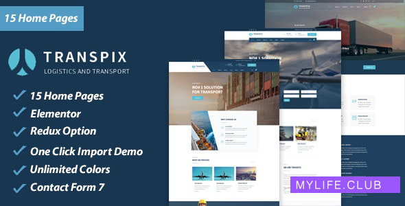 Transpix v1.0 – Logistics Warehouse WordPress Theme