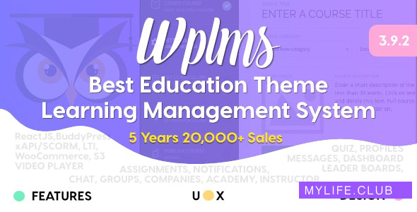 WPLMS v3.9.8 – Learning Management System for WordPress