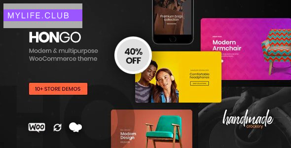 Hongo v2.3 – Modern & Multipurpose WooCommerce WordPress Theme 【nulled】