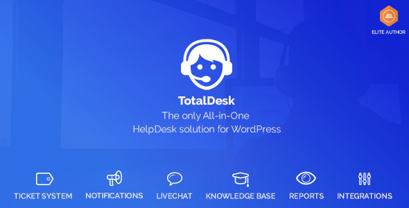 TotalDesk v1.7.22  –  Helpdesk，知识库和amp;票据系统