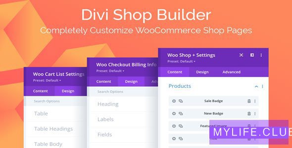 Woocommerce v1.1.27的Divi Shop Builder