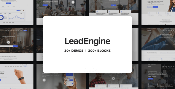 Leadengine V3.4  – 具有页面构建器的多功能主题【nulled】