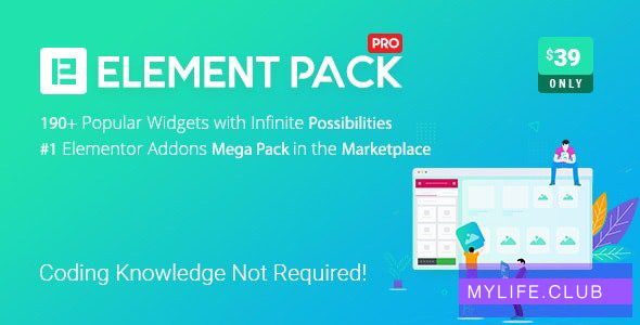 Element Pack v5.15.1 –  Elementor Page Builder WordPress插件的Addon【nulled】