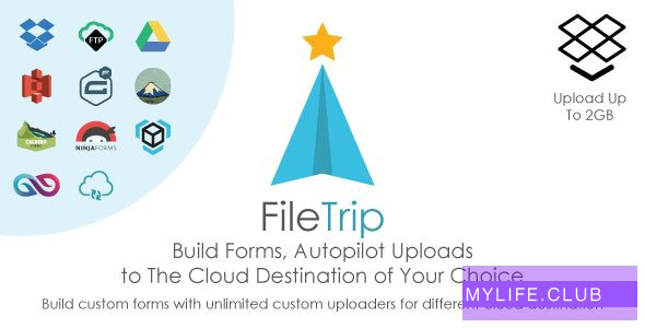 Filetrip v3.1.2 – Easily upload to Dropbox + Google Drive + S3 + WordPress