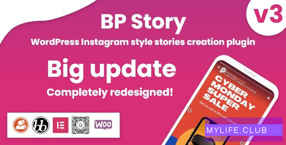 BP Story v3.1.3 – Instagram style stories for WordPress