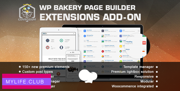 Composium v5.6.1 – WP Bakery Page Builder Addon