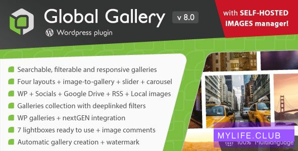Global Gallery v8.0.2 – WordPress Responsive Gallery