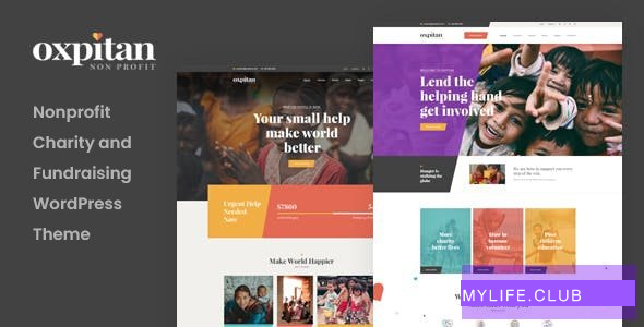 Oxpitan v1.1.6 – Nonprofit Charity WordPress Theme