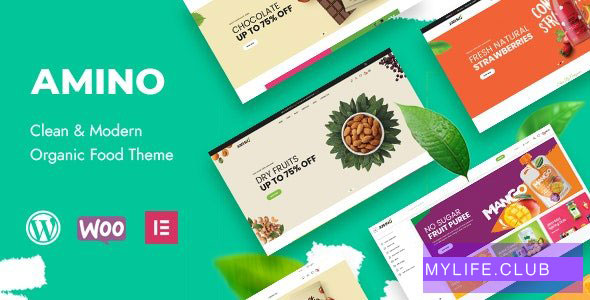 Amino v1.0 – Organic & Food WordPress Theme