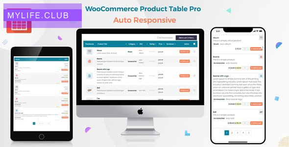 Woo Product Table Pro v7.0.5 – WooCommerce Product Table view solution