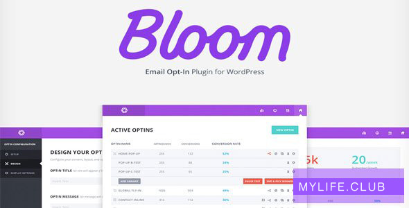 Bloom v1.3.12 – eMail Opt-In WordPress Plugin