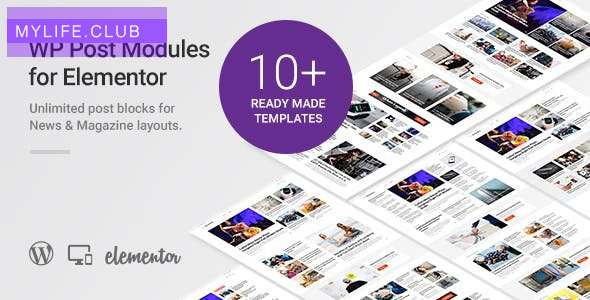 WP Post Modules for NewsPaper and Magazine Layouts (Elementor Addon) v1.8.0