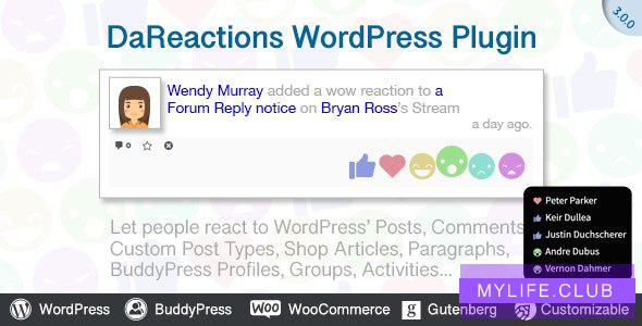 Reactions WordPress Plugin v3.12.7