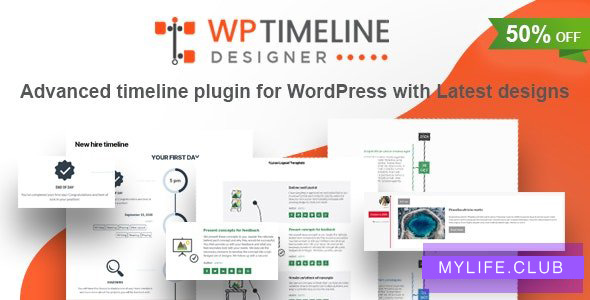 WP Timeline Designer Pro v1.0.0 – WordPress Timeline Plugin