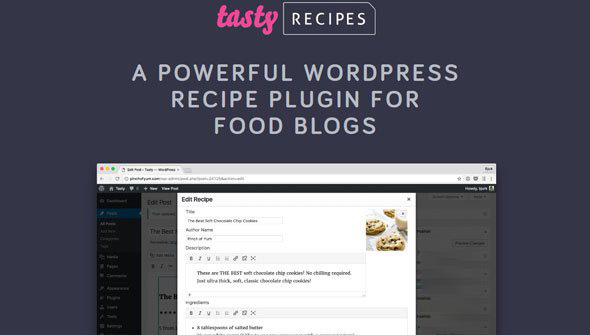 Tasty Recipes v3.0.2 – Recipe Plugin For Food Blogs