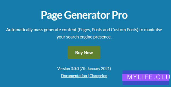 Page Generators Pro v3.0.0 – WordPress Page Builder