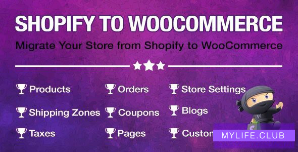 Import Shopify to WooCommerce v1.0.9.6