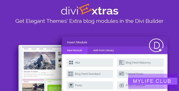 Divi Extras v1.1.5 – Extra Theme Blog Modules Added To Divi Builder