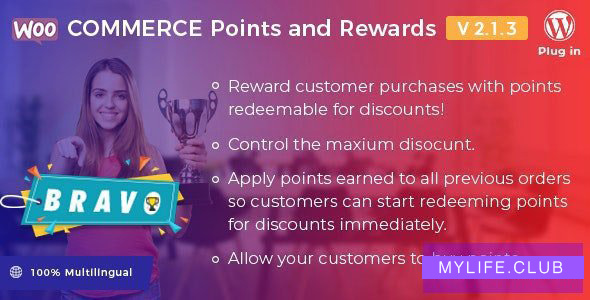 Bravo v2.1.3 – WooCommerce Points and Rewards