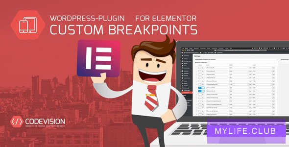 Custom Mobile Breakpoints for Elementor v1.2.0 【nulled】