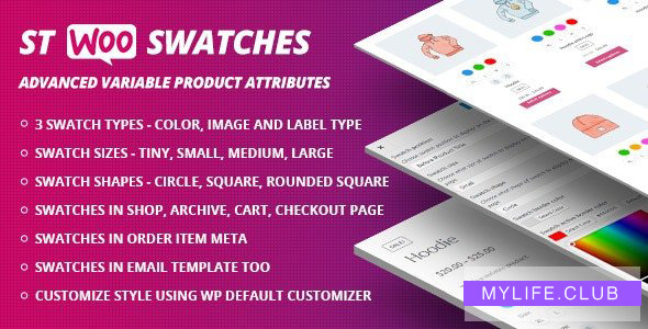 WooCommerce Swatches v1.1.1 ( Color, Image and Label Swatch )