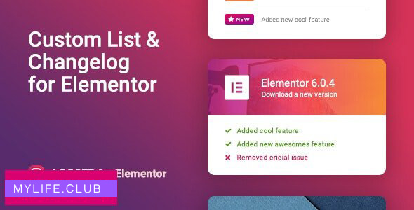 Logger v1.0.3 – Changelog & Custom List for Elementor