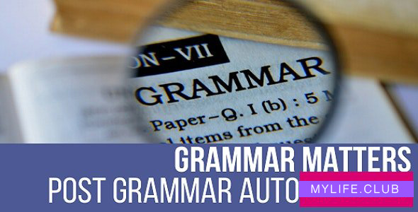 Grammar Matters v1.0.0 – Automatic Grammar Checker Plugin for WordPress 【nulled】